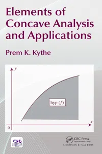 Elements of Concave Analysis and Applications_cover