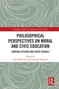 Philosophical Perspectives on Moral and Civic Education_cover