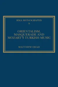 Orientalism, Masquerade and Mozart's Turkish Music_cover