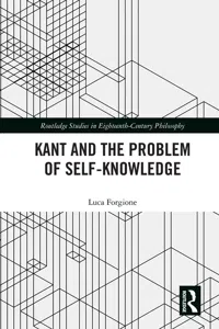 Kant and the Problem of Self-Knowledge_cover