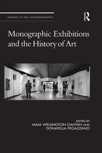 Monographic Exhibitions and the History of Art_cover