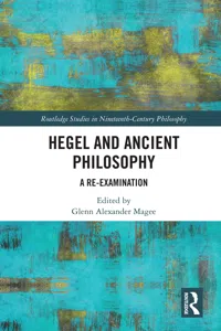 Hegel and Ancient Philosophy_cover