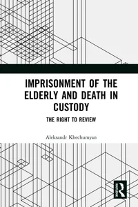 Imprisonment of the Elderly and Death in Custody_cover