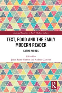 Text, Food and the Early Modern Reader_cover