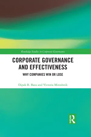 Corporate Governance and Effectiveness