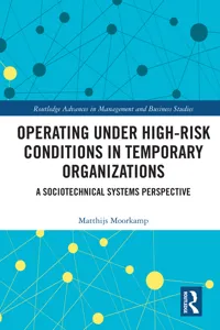 Operating Under High-Risk Conditions in Temporary Organizations_cover