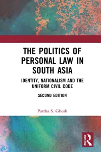 The Politics of Personal Law in South Asia_cover