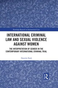 International Criminal Law and Sexual Violence against Women_cover