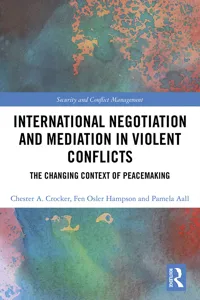 International Negotiation and Mediation in Violent Conflict_cover