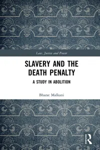 Slavery and the Death Penalty_cover