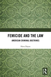 Femicide and the Law_cover