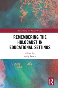 Remembering the Holocaust in Educational Settings_cover