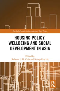 Housing Policy, Wellbeing and Social Development in Asia_cover