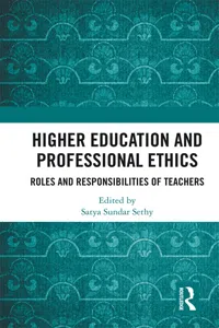 Higher Education and Professional Ethics_cover
