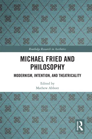 Michael Fried and Philosophy