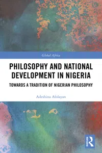 Philosophy and National Development in Nigeria_cover