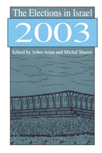 The Elections in Israel 2003_cover