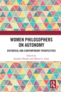 Women Philosophers on Autonomy_cover