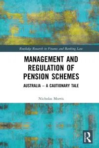 Management and Regulation of Pension Schemes_cover