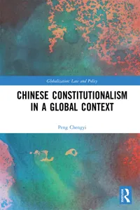 Chinese Constitutionalism in a Global Context_cover