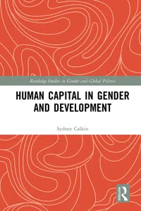 Human Capital in Gender and Development_cover