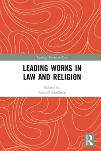 Leading Works in Law and Religion_cover