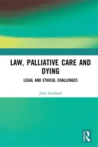 Law, Palliative Care and Dying_cover