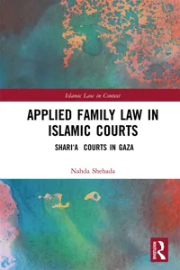 Applied Family Law in Islamic Courts_cover