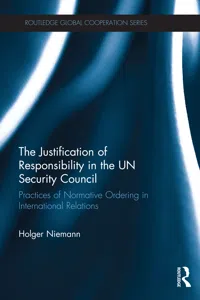 The Justification of Responsibility in the UN Security Council_cover