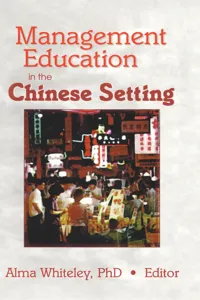 Management Education in the Chinese Setting_cover