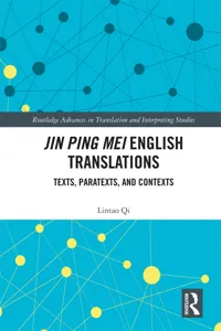 Jin Ping Mei English Translations_cover