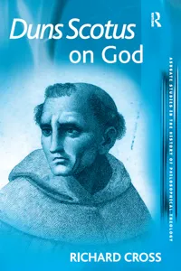 Duns Scotus on God_cover