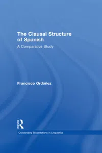 The Clausal Structure of Spanish_cover