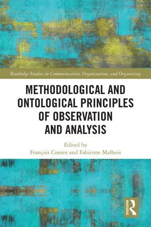 Methodological and Ontological Principles of Observation and Analysis