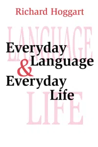 Everyday Language and Everyday Life_cover