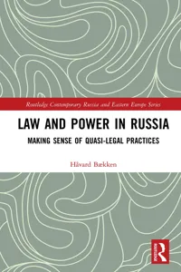 Law and Power in Russia_cover