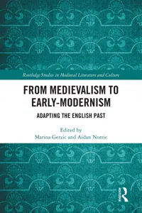 From Medievalism to Early-Modernism_cover