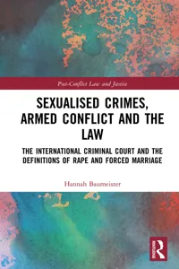 Sexualised Crimes, Armed Conflict and the Law_cover