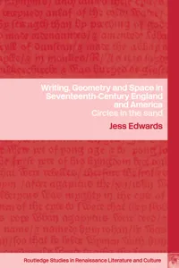 Writing, Geometry and Space in Seventeenth-Century England and America_cover