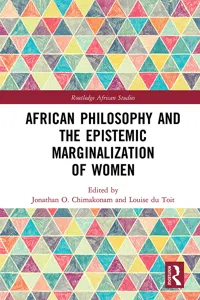 African Philosophy and the Epistemic Marginalization of Women_cover