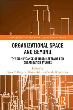 Organisational Space and Beyond