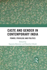 Caste and Gender in Contemporary India_cover