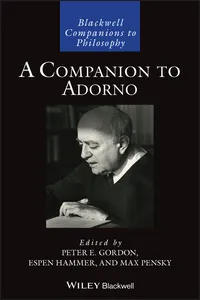 A Companion to Adorno_cover