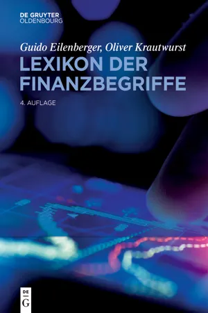 Lexikon der Finanzbegriffe