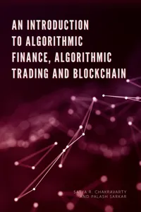 An Introduction to Algorithmic Finance, Algorithmic Trading and Blockchain_cover