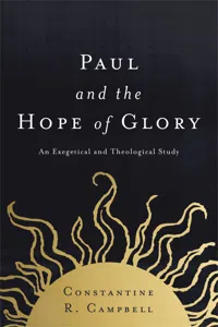 Paul and the Hope of Glory_cover