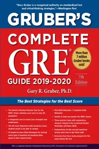 Gruber's Complete GRE Guide 2019-2020_cover