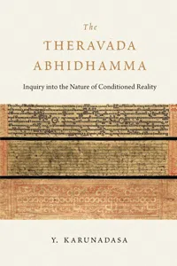 The Theravada Abhidhamma_cover