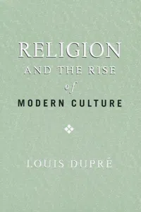 Religion and the Rise of Modern Culture_cover