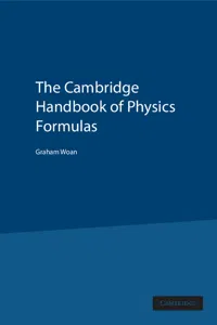 The Cambridge Handbook of Physics Formulas_cover